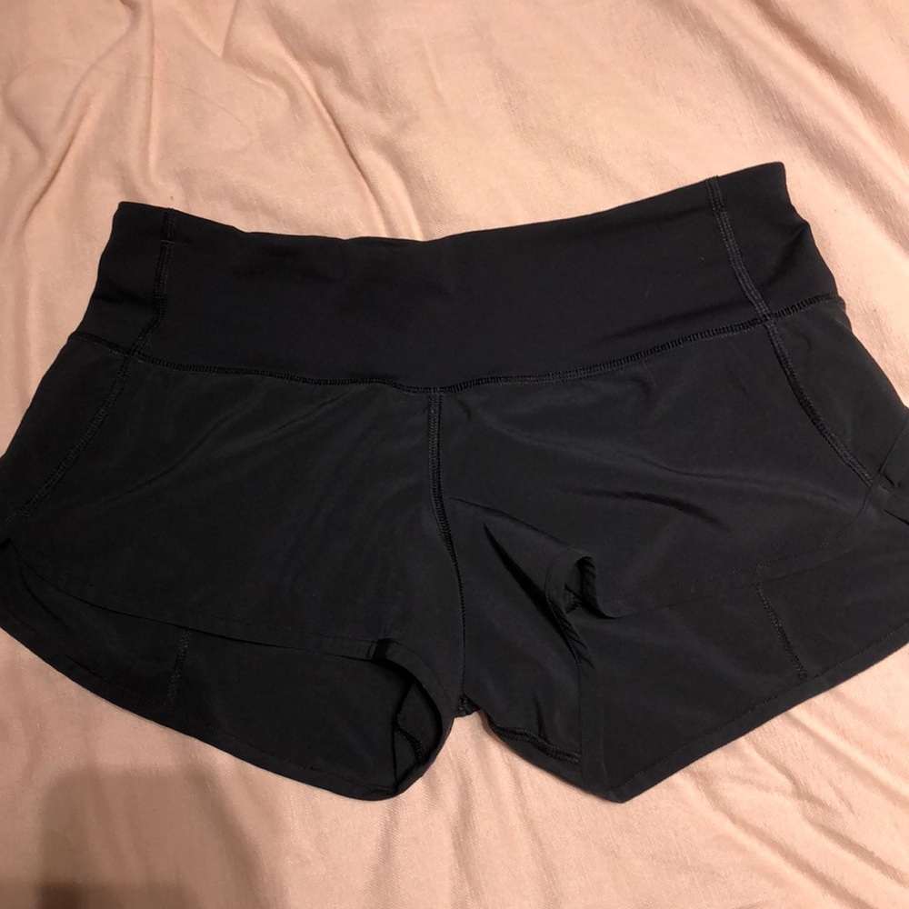 Black Speed shorts.